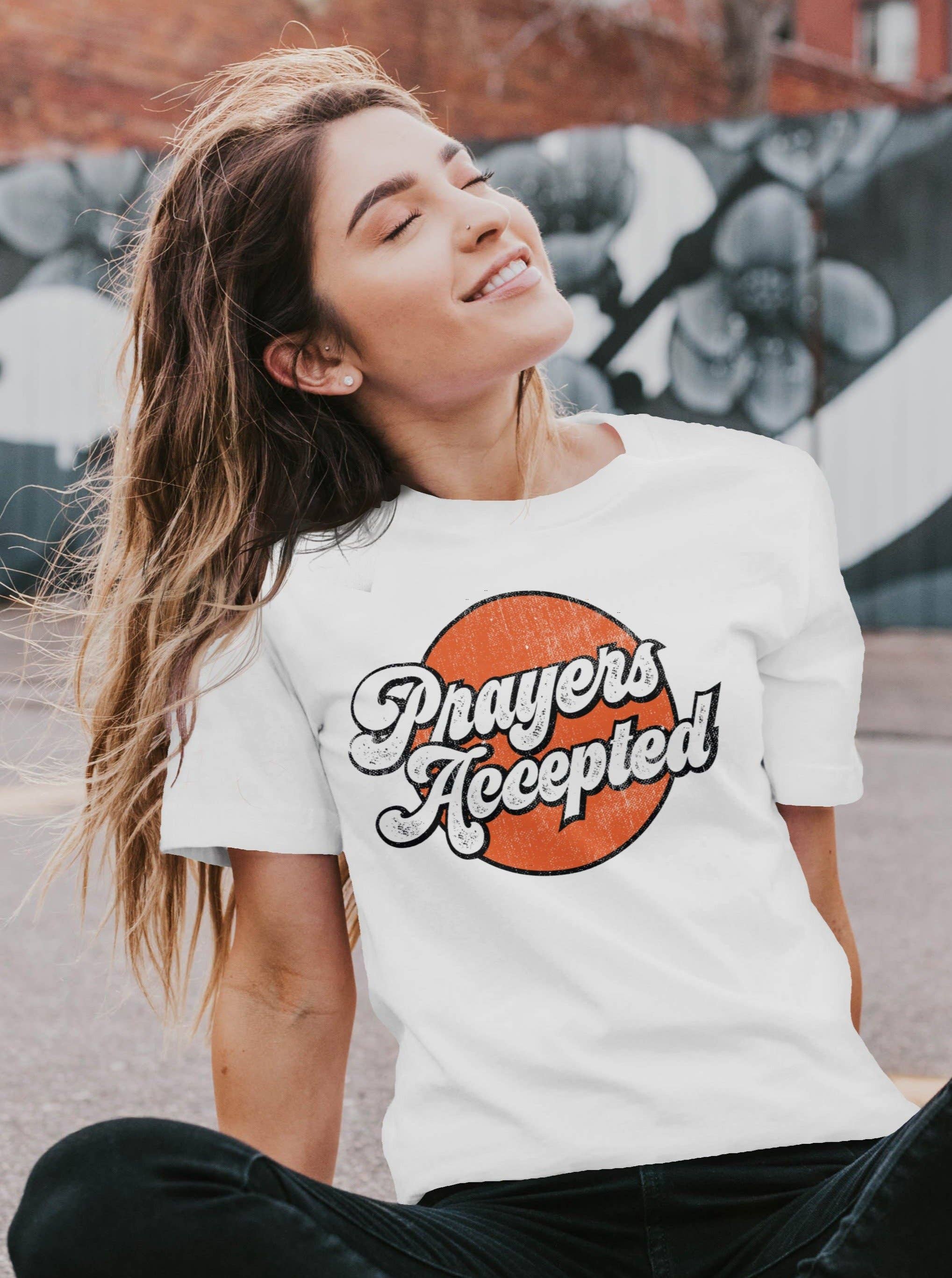 Prayers Accepted | Christian T-Shirt | Ruby’s Rubbish®
