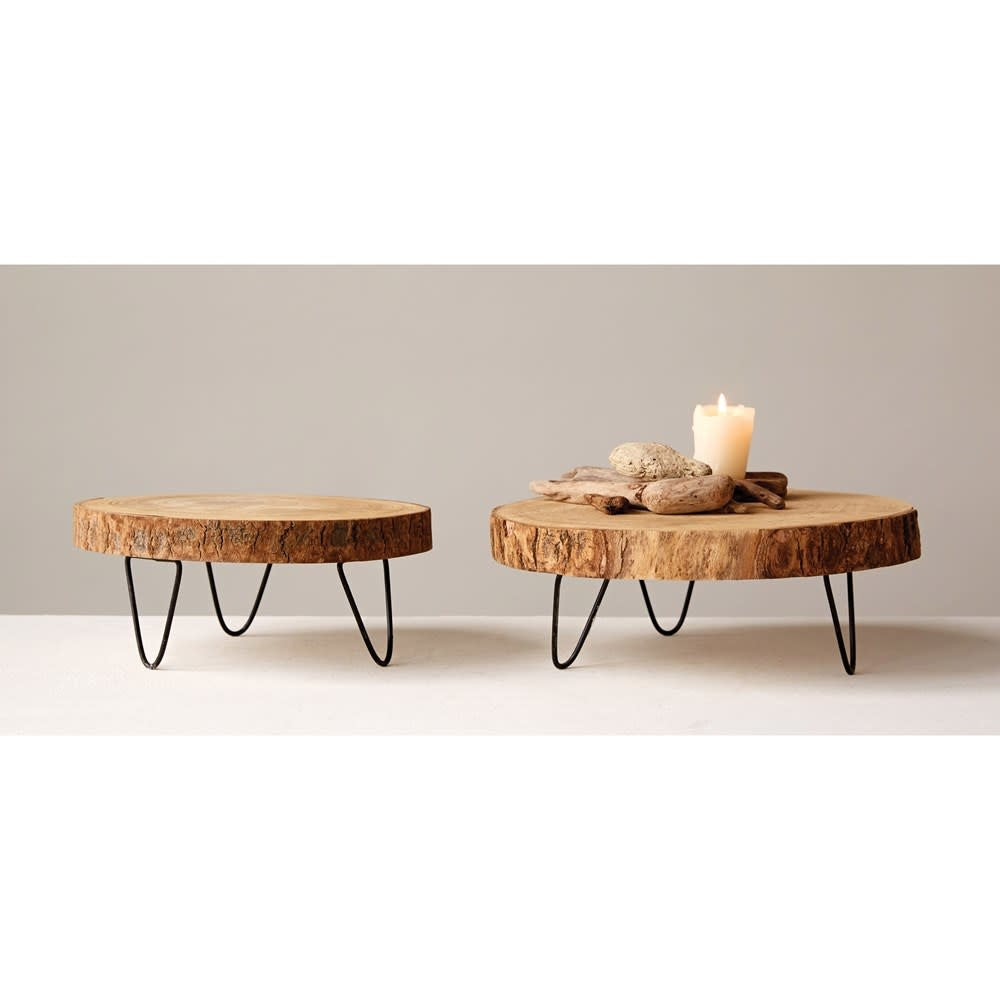 9" Wood Pedestal