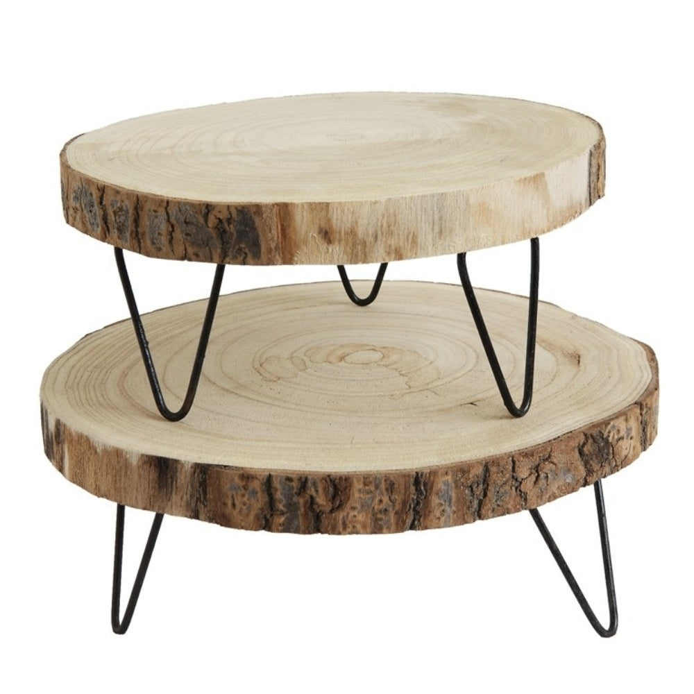 9" Wood Pedestal