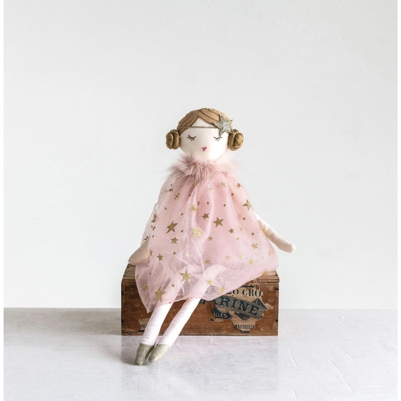 Cotton Doll in Star Dress