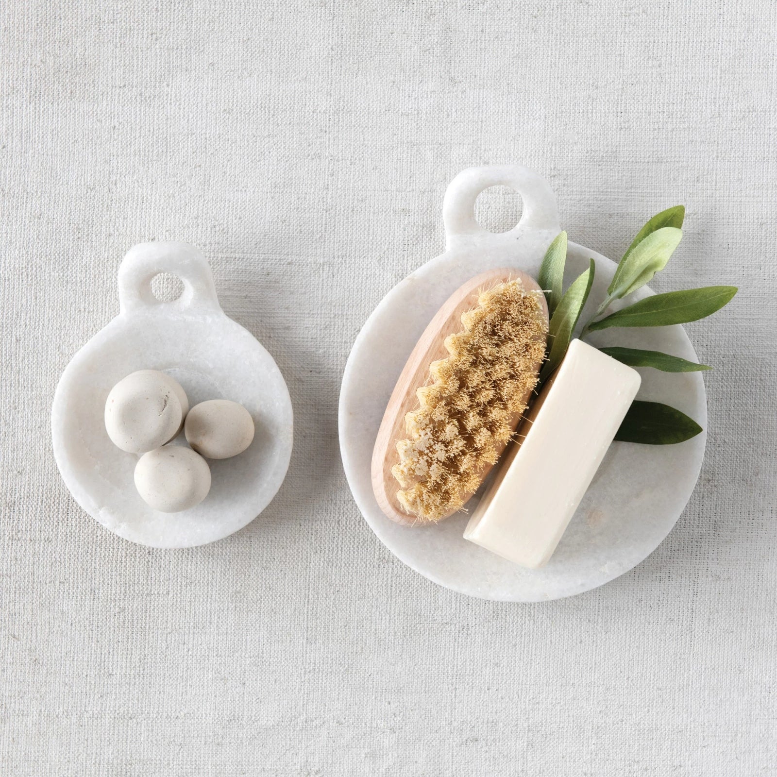 Marble Dish with Handle