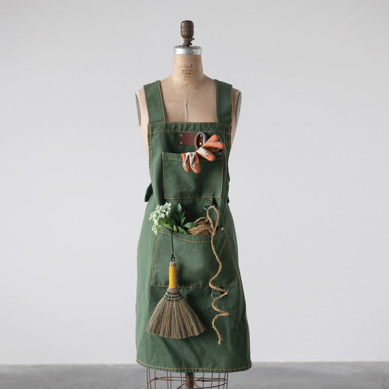 Canvas Cross Back Utility Apron