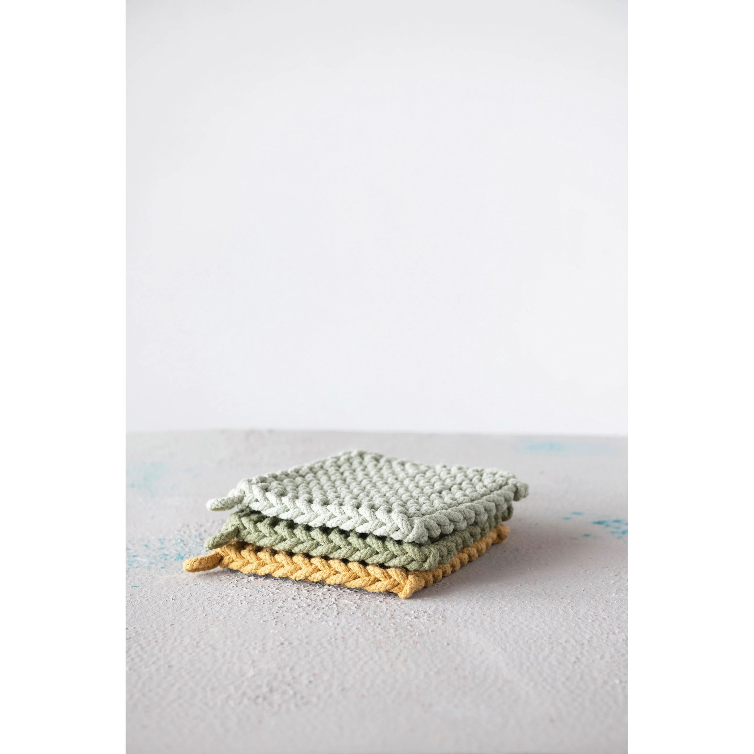 Square Crocheted Pot Holder