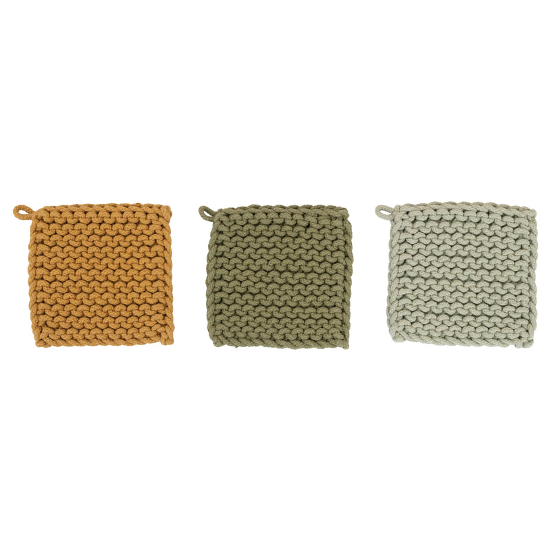 Square Crocheted Pot Holder