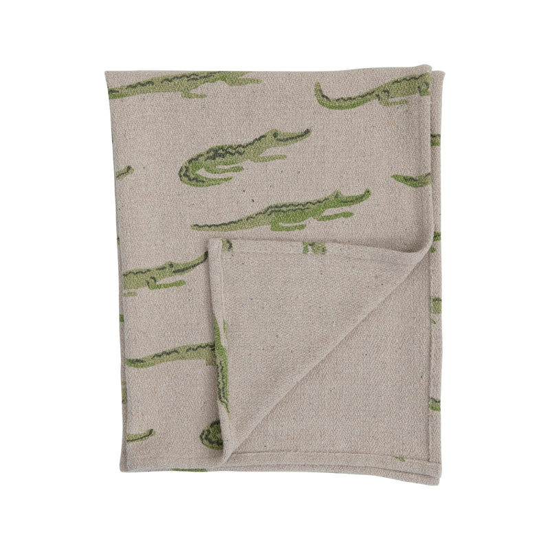 Recycled Cotton Alligator Blanket