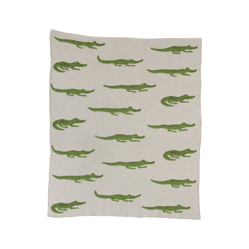 Gator Baby Blanket