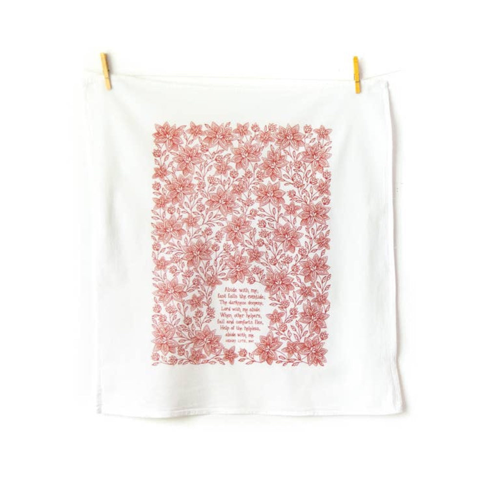 Abide With Me Tea Towel