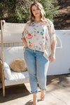 Waverly Off White Coral Top