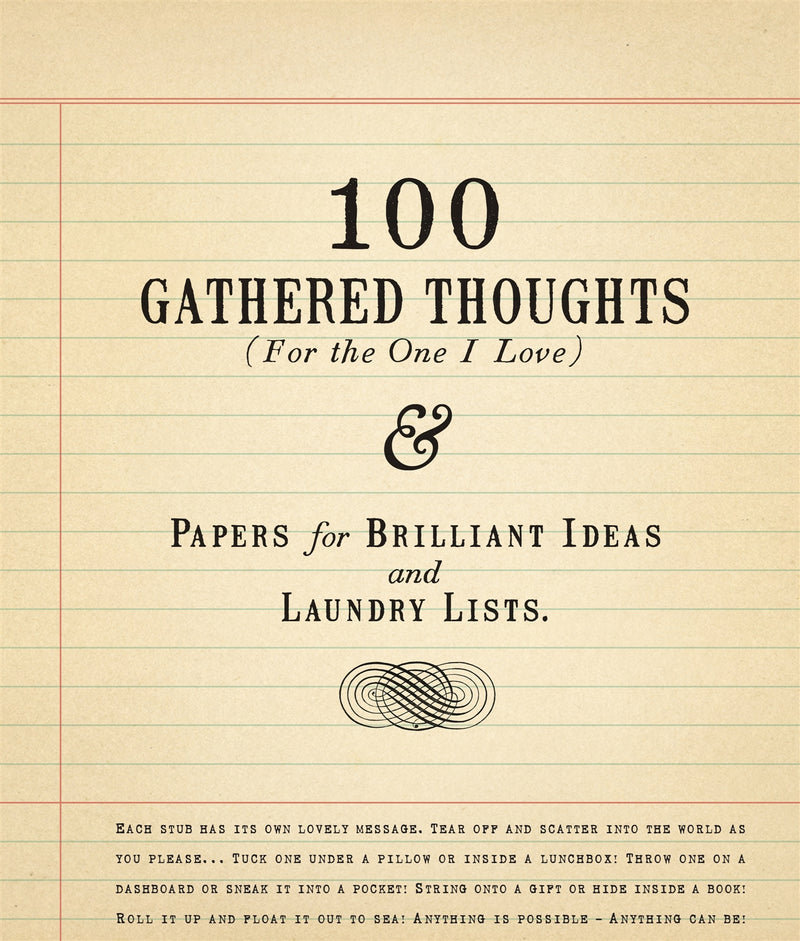 100 Gathered Thoughts Notepad